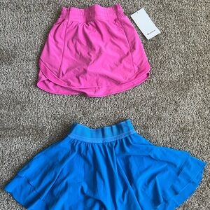 Two lululemon skirts